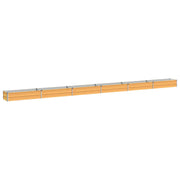 Verhoogd tuinbed 600x40x24 cm staal