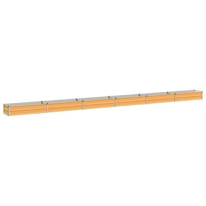 Verhoogd Tuinbed Naturel 600 x 40 x 24 cm koudgewalst staal