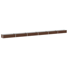 Verhoogd Tuinbed Zwart 600 x 40 x 24 cm koudgewalst staal