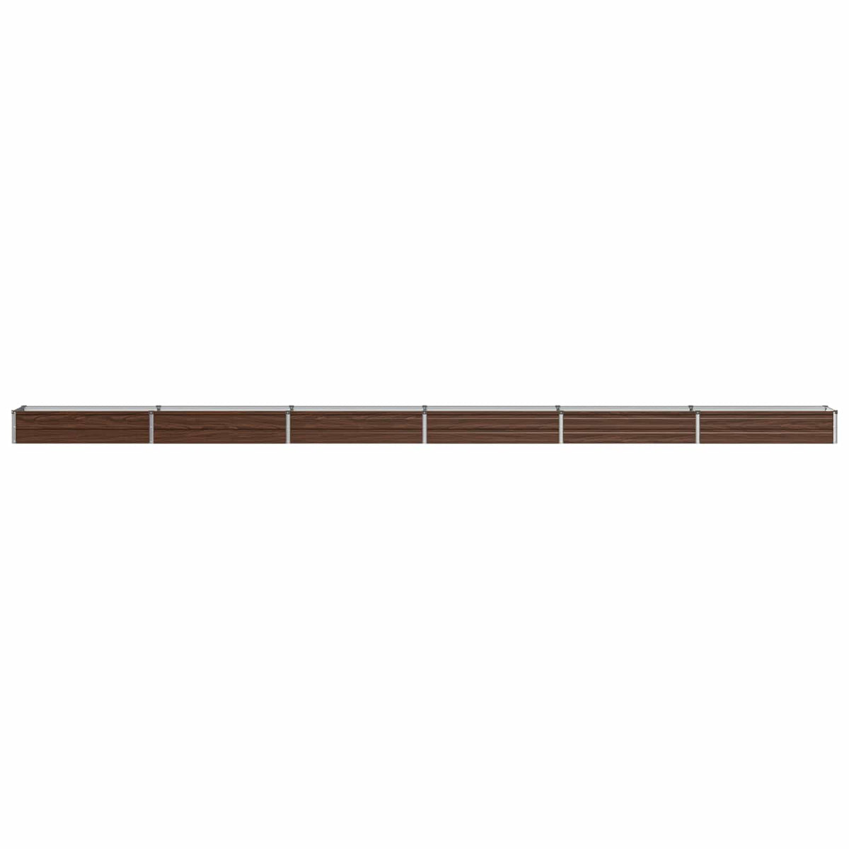 Verhoogd Tuinbed Zwart 600 x 40 x 24 cm koudgewalst staal