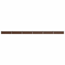 Verhoogd Tuinbed Zwart 600 x 40 x 24 cm koudgewalst staal