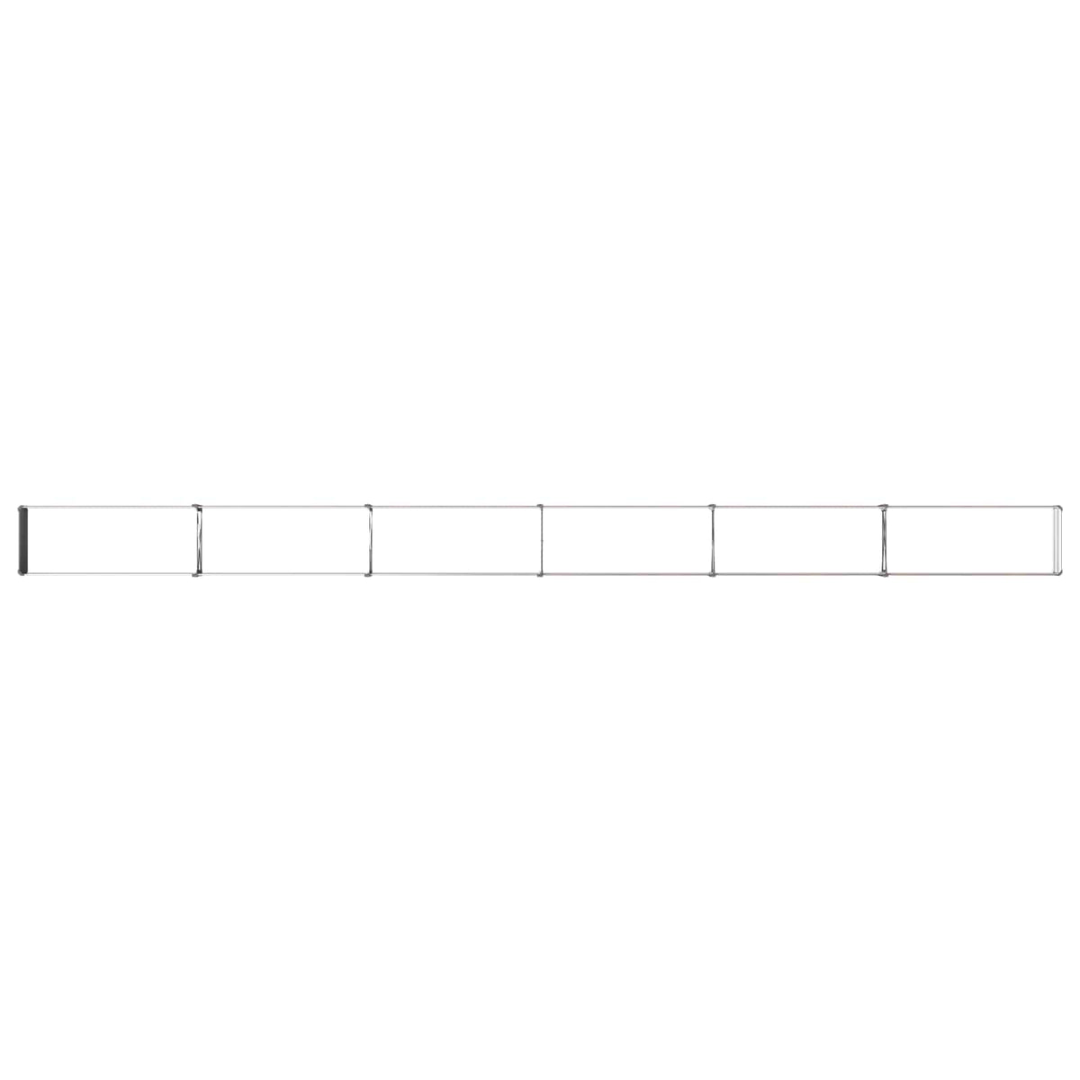 Verhoogd Tuinbed Zwart 600 x 40 x 24 cm koudgewalst staal