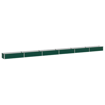 Verhoogd Tuinbed Groen 600 x 40 x 24 cm koudgewalst stalen