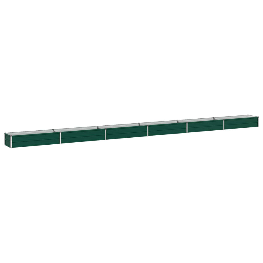 Verhoogd Tuinbed Groen 600 x 40 x 24 cm koudgewalst stalen