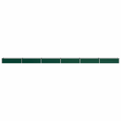 Verhoogd Tuinbed Groen 600 x 40 x 24 cm koudgewalst stalen