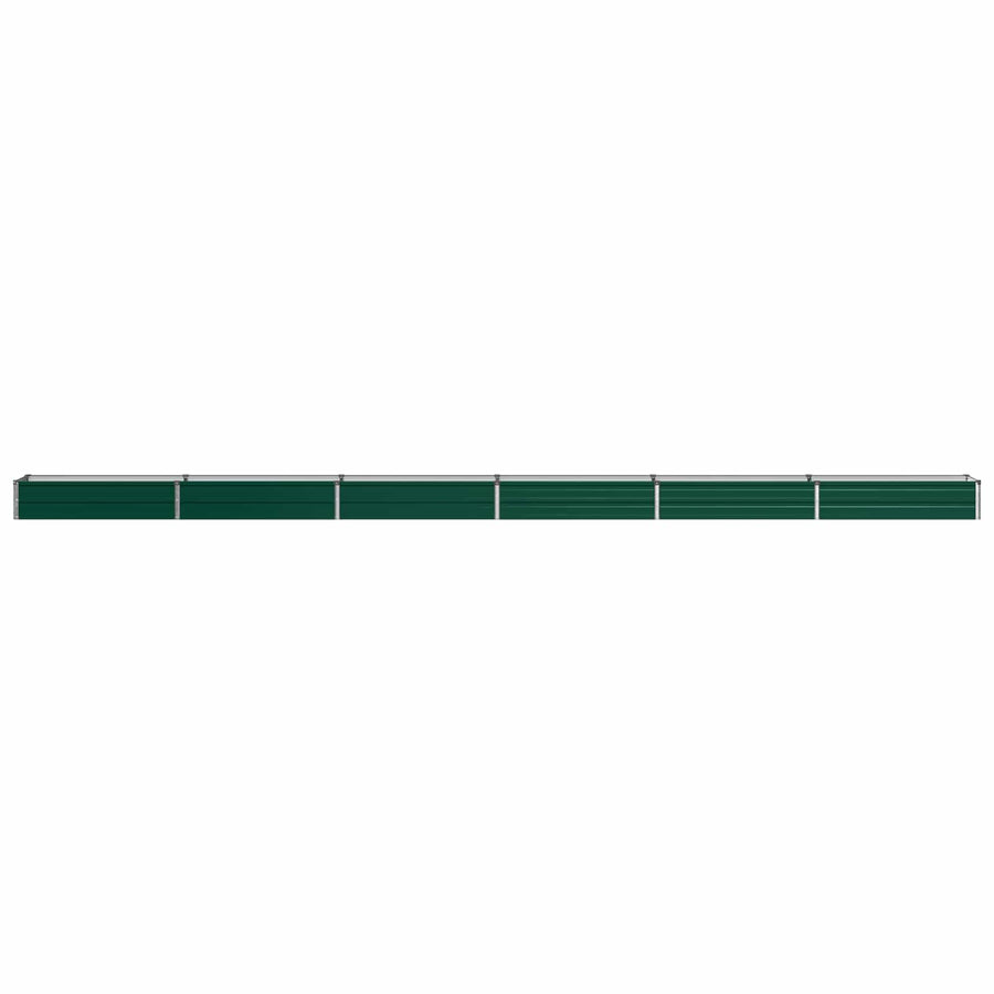 Verhoogd Tuinbed Groen 600 x 40 x 24 cm koudgewalst stalen