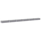 Verhoogd Tuinbed Grijs 600 x 40 x 24 cm koudgewalst staal