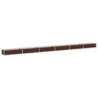 Tuinbed verhoogd 600x40x24 cm staal bruin