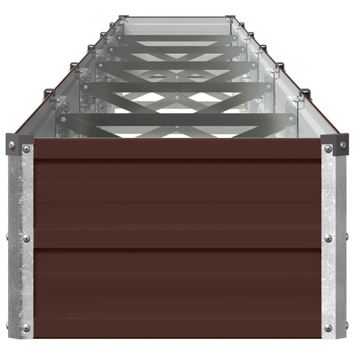 Verhoogd Tuinbed Bruin 600 x 40 x 24 cm koudgewalst staal