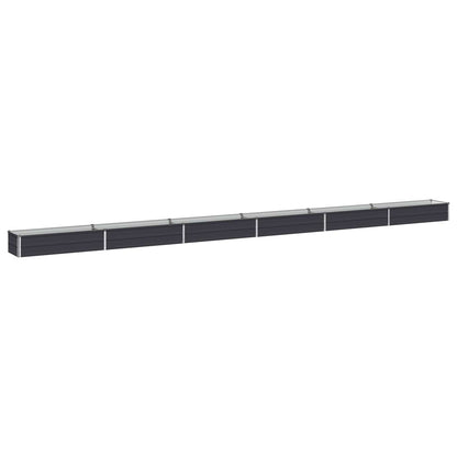 Verhoogd Tuinbed Antracietkleurig 600 x 40 x 24 cm