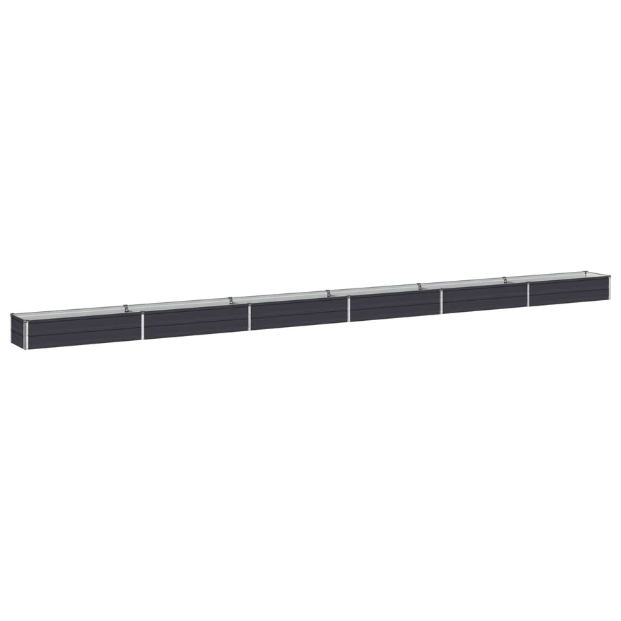Verhoogd Tuinbed Antracietkleurig 600 x 40 x 24 cm