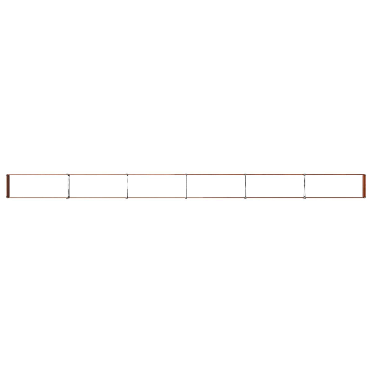 Verhoogd Tuinbed Roestig 600 x 40 x 24 cm corton