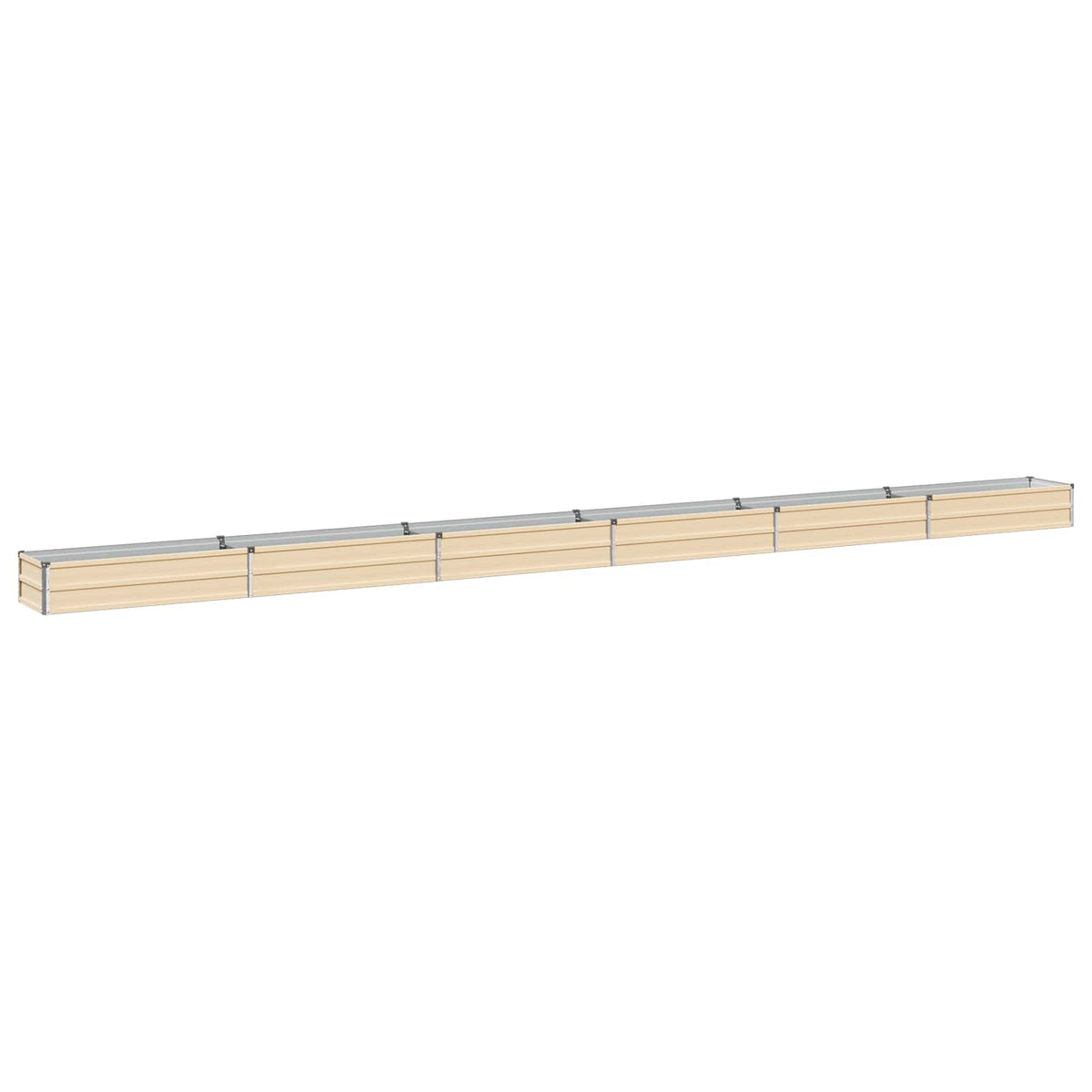 Verhoogd Tuinbed Ivoor 600 x 40 x 24 cm koudgewalst staal