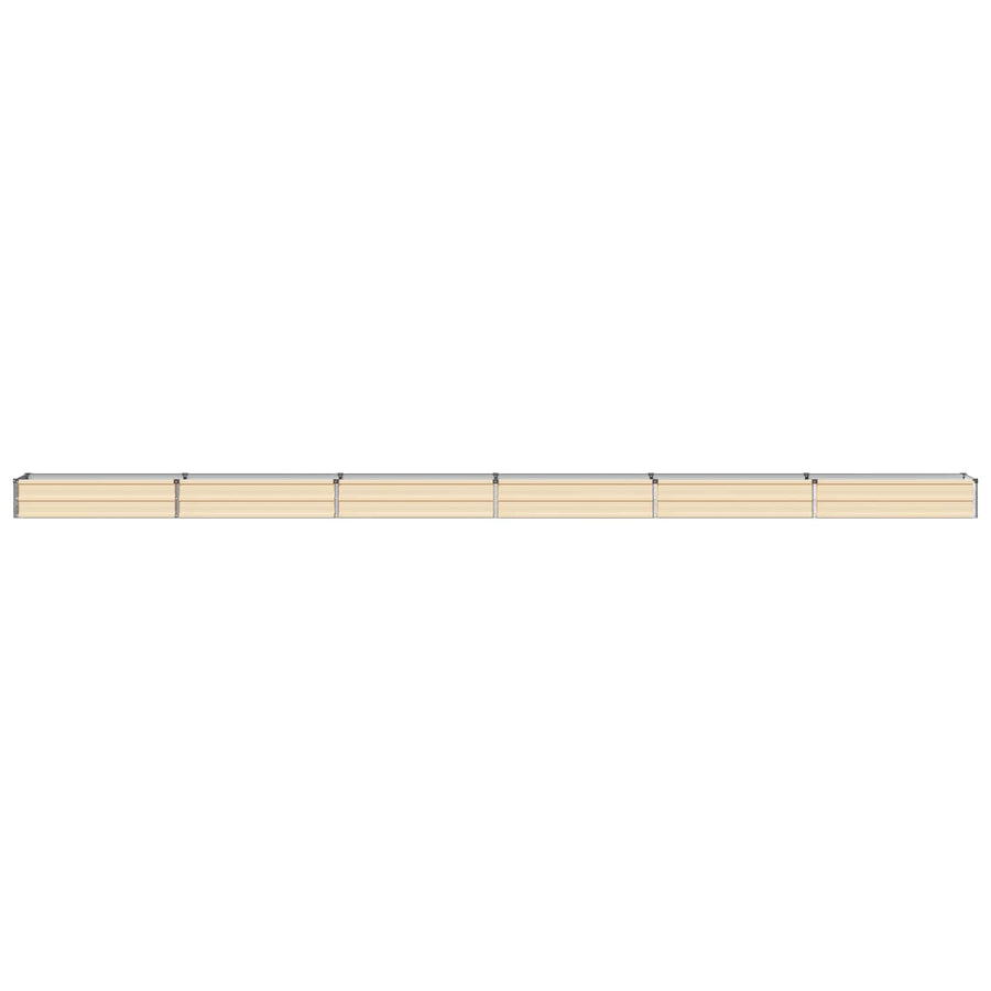 Verhoogd Tuinbed Ivoor 600 x 40 x 24 cm koudgewalst staal