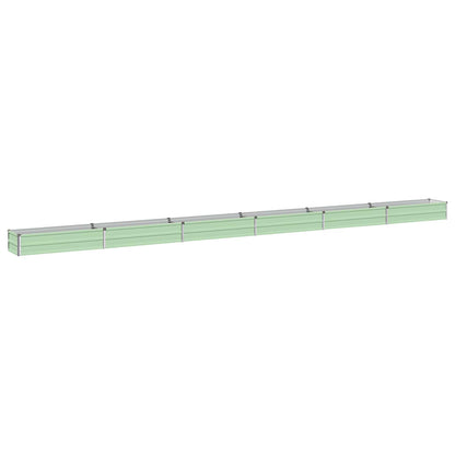 Verhoogd Tuinbed Pastelgroen 600 x 40 x 24 cm koudgewalst staal
