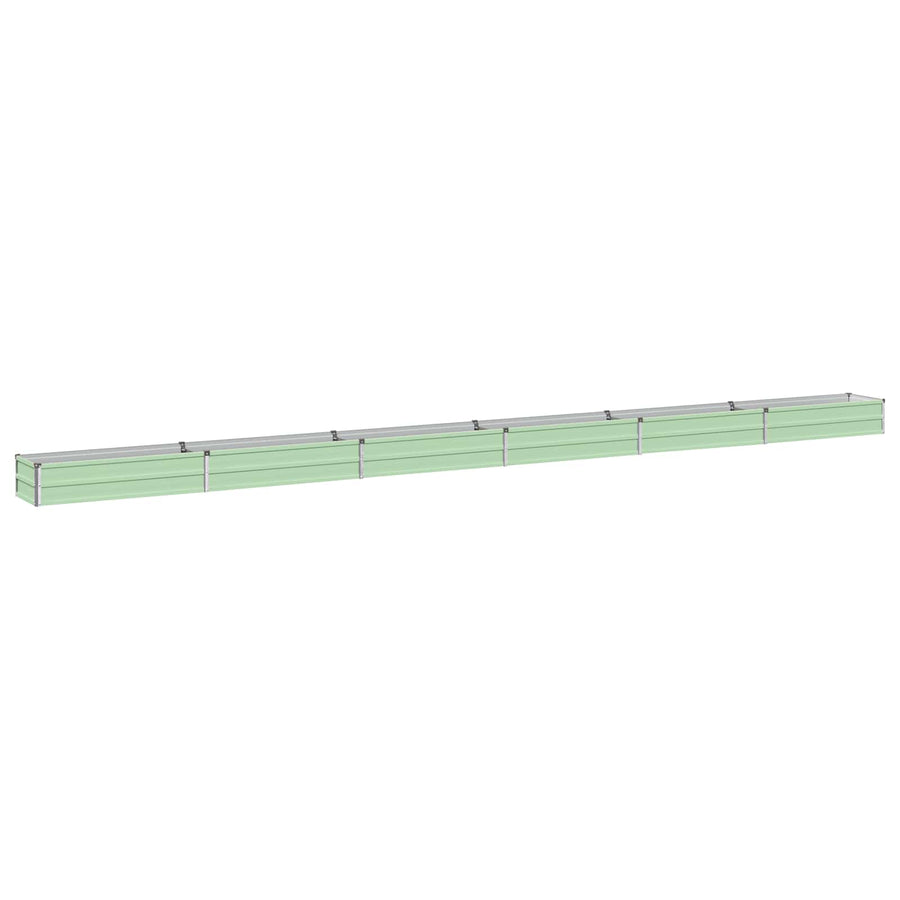 Verhoogd Tuinbed Pastelgroen 600 x 40 x 24 cm koudgewalst staal