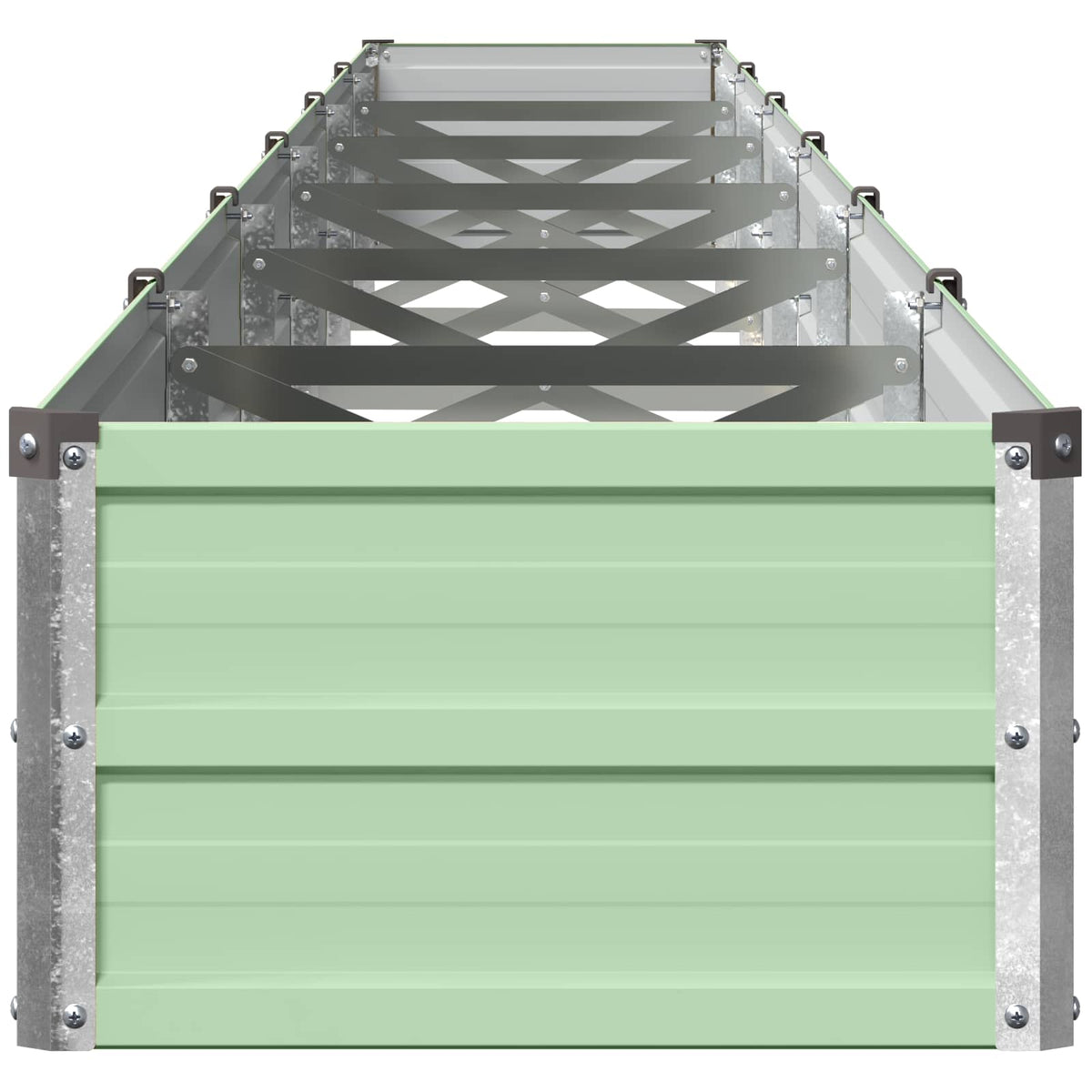 Verhoogd Tuinbed Pastelgroen 600 x 40 x 24 cm koudgewalst staal