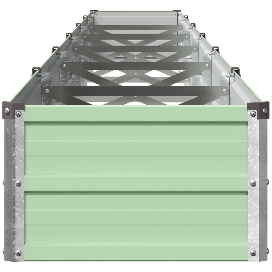 Verhoogd Tuinbed Pastelgroen 600 x 40 x 24 cm koudgewalst staal