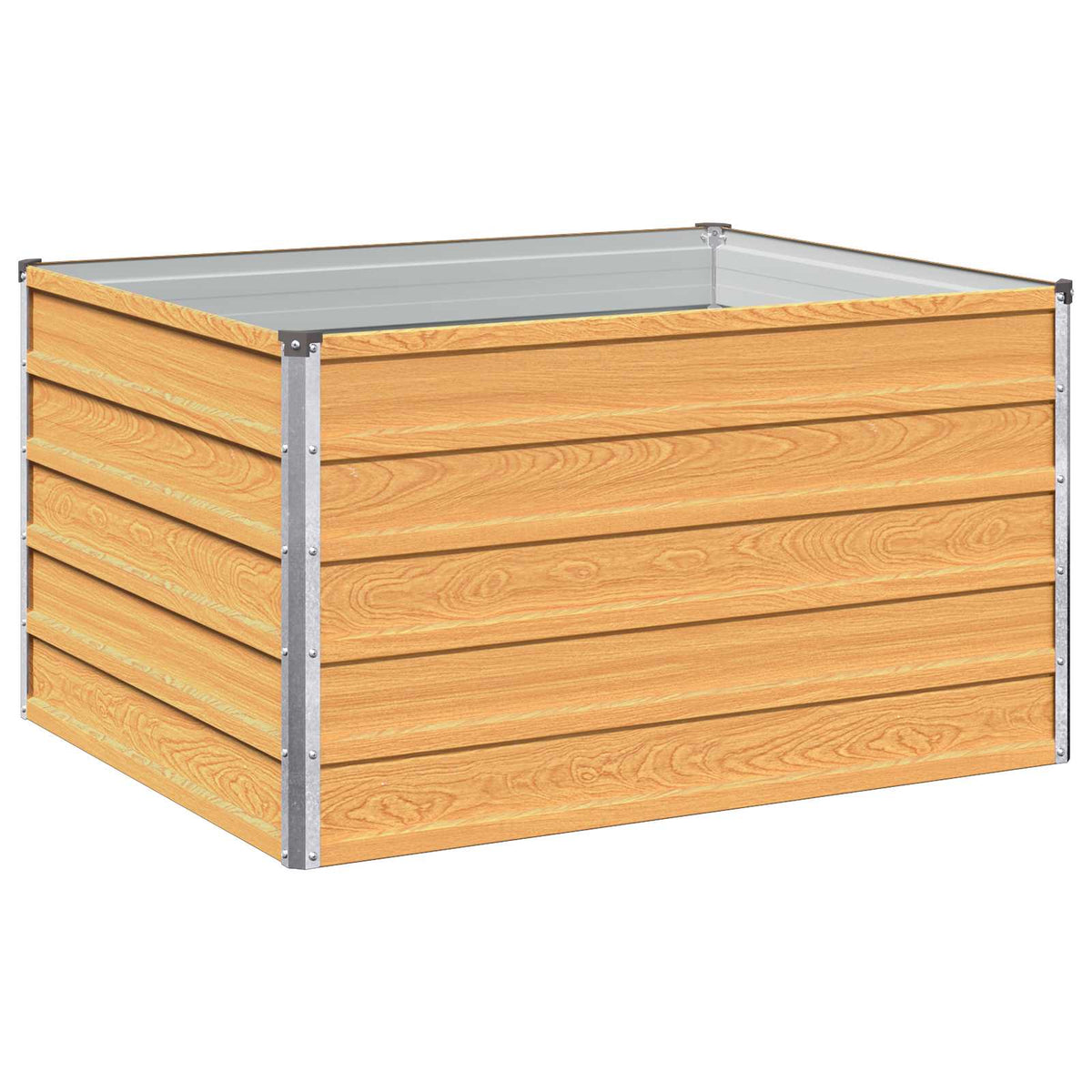 Verhoogd Tuinbed Naturel 100 x 80 x 55 cm koudgewalst staal