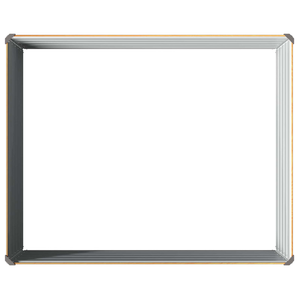 Verhoogd Tuinbed Naturel 100 x 80 x 55 cm koudgewalst staal