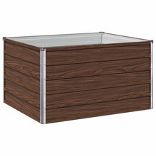 Verhoogd Tuinbed Zwart 100 x 80 x 55 cm koudgewalst staal