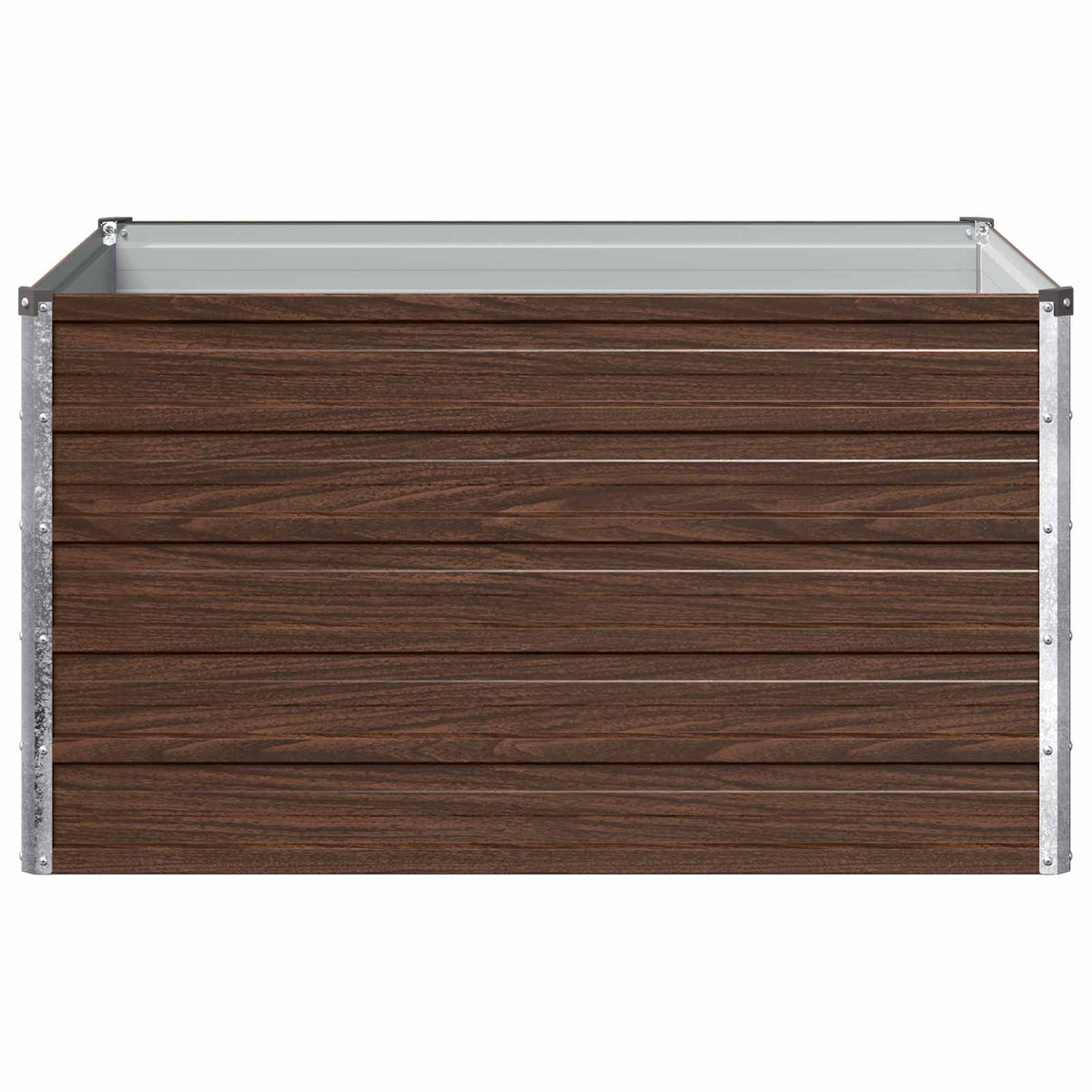 Verhoogd Tuinbed Zwart 100 x 80 x 55 cm koudgewalst staal