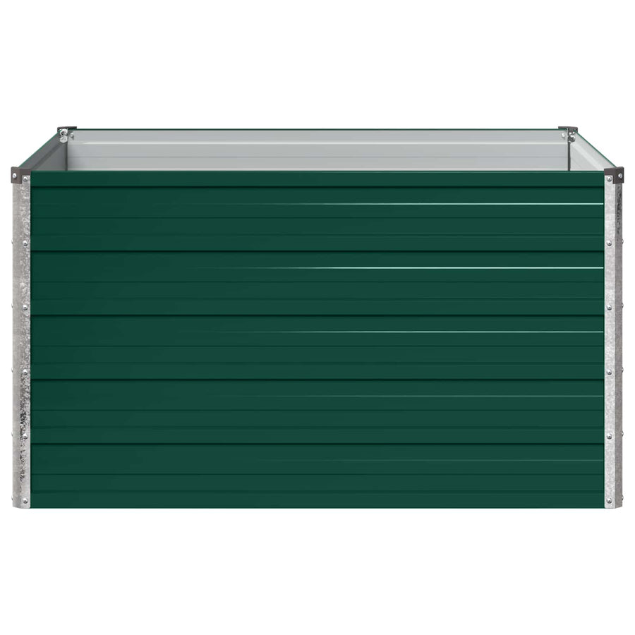 Verhoogd Tuinbed Groen 100 x 80 x 55 cm koudgewalst stalen