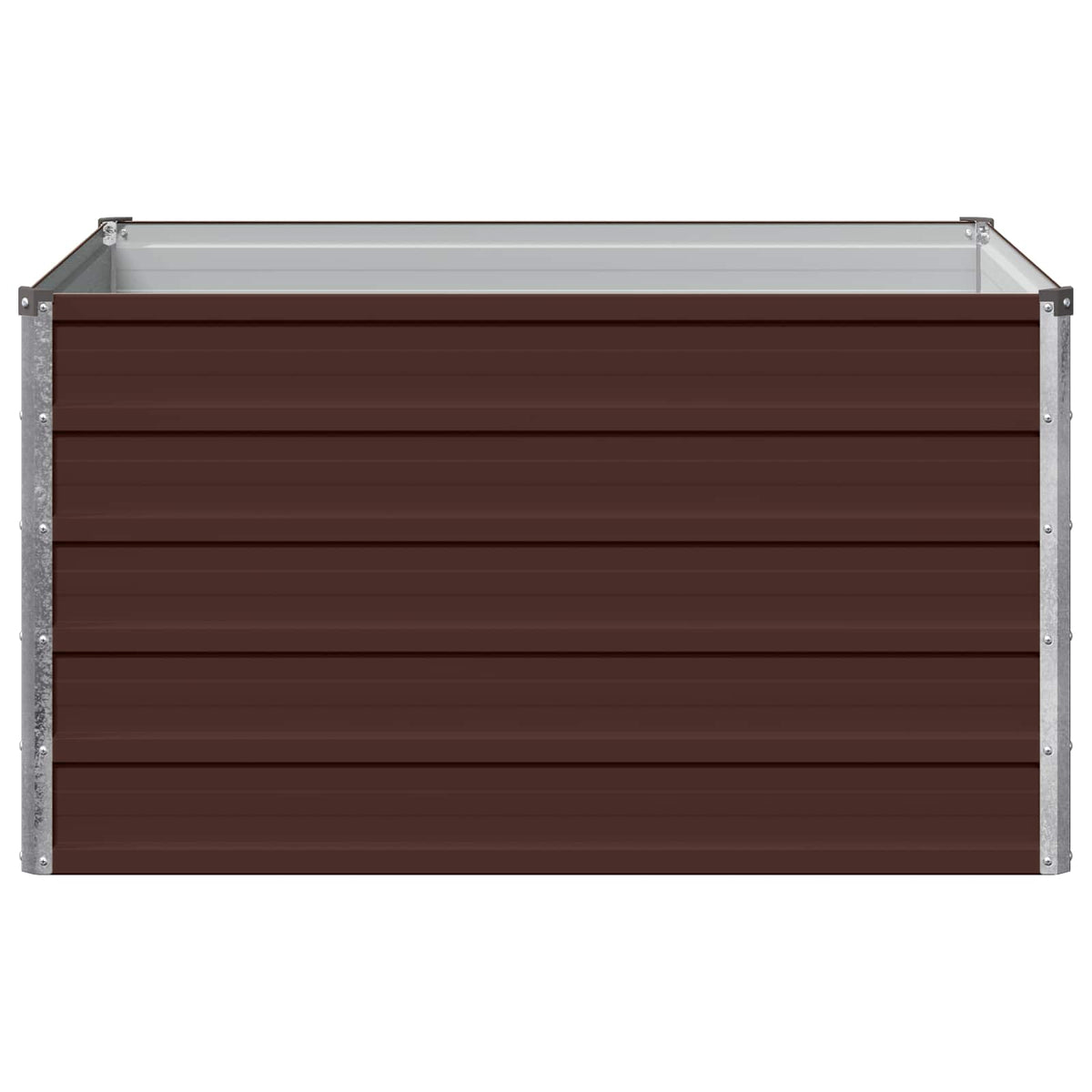 Verhoogd Tuinbed Bruin 100 x 80 x 55 cm koudgewalst staal