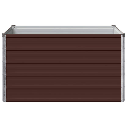 Verhoogd Tuinbed Bruin 100 x 80 x 55 cm koudgewalst staal