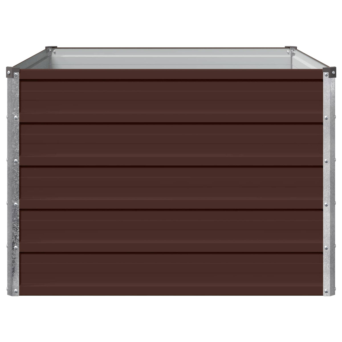 Verhoogd Tuinbed Bruin 100 x 80 x 55 cm koudgewalst staal