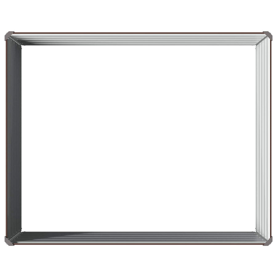 Verhoogd Tuinbed Bruin 100 x 80 x 55 cm koudgewalst staal