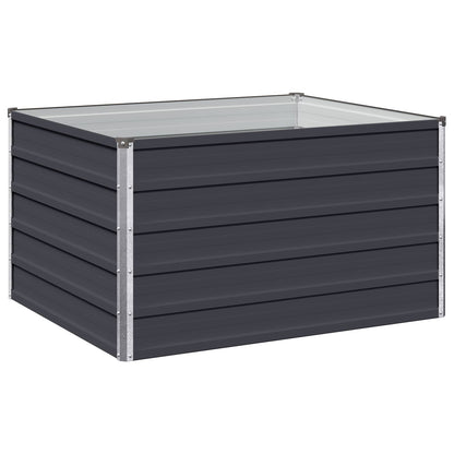 Verhoogd Tuinbed Antracietkleurig 100 x 80 x 55 cm