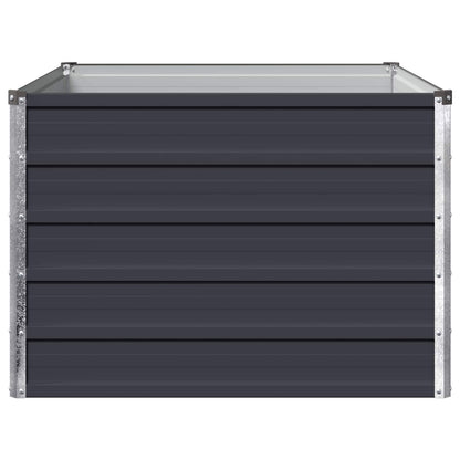 Verhoogd Tuinbed Antracietkleurig 100 x 80 x 55 cm