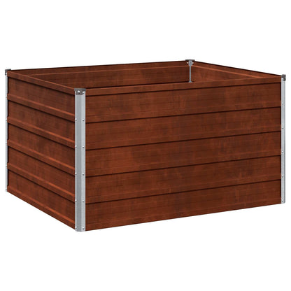 Verhoogd Tuinbed Roestig 100 x 80 x 55 cm corton
