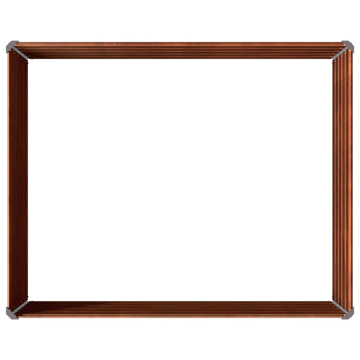 Verhoogd Tuinbed Roestig 100 x 80 x 55 cm corton