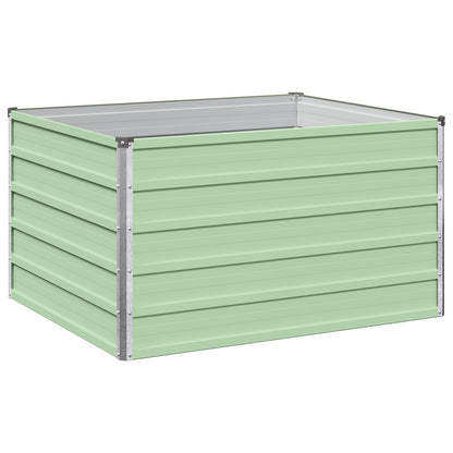 Verhoogd Tuinbed Pastelgroen 100 x 80 x 55 cm koudgewalst staal