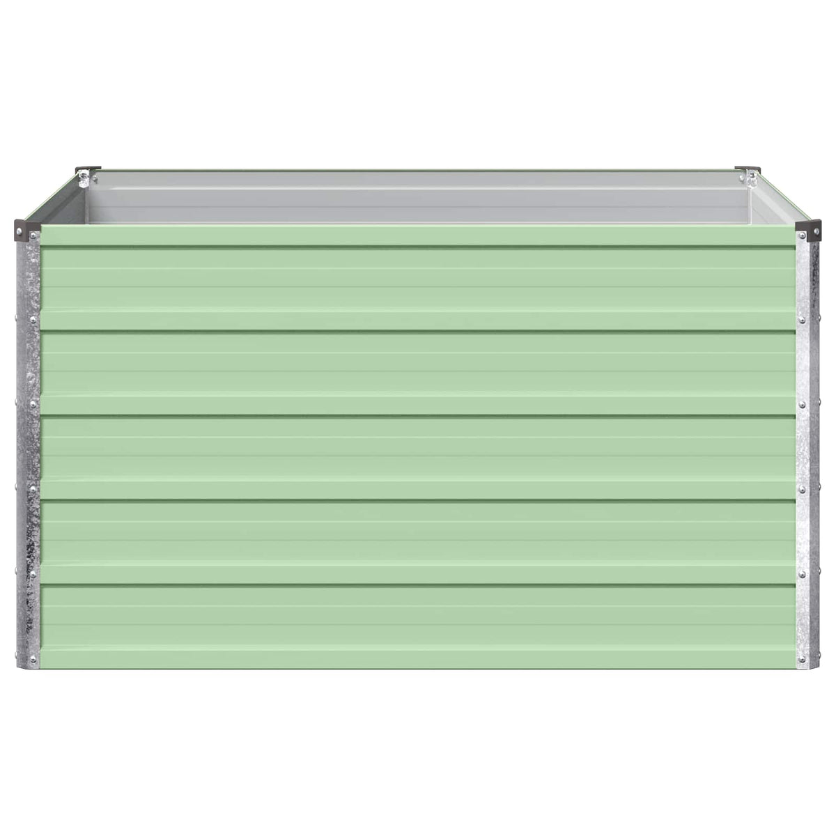 Verhoogd Tuinbed Pastelgroen 100 x 80 x 55 cm koudgewalst staal