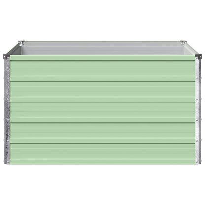 Verhoogd Tuinbed Pastelgroen 100 x 80 x 55 cm koudgewalst staal