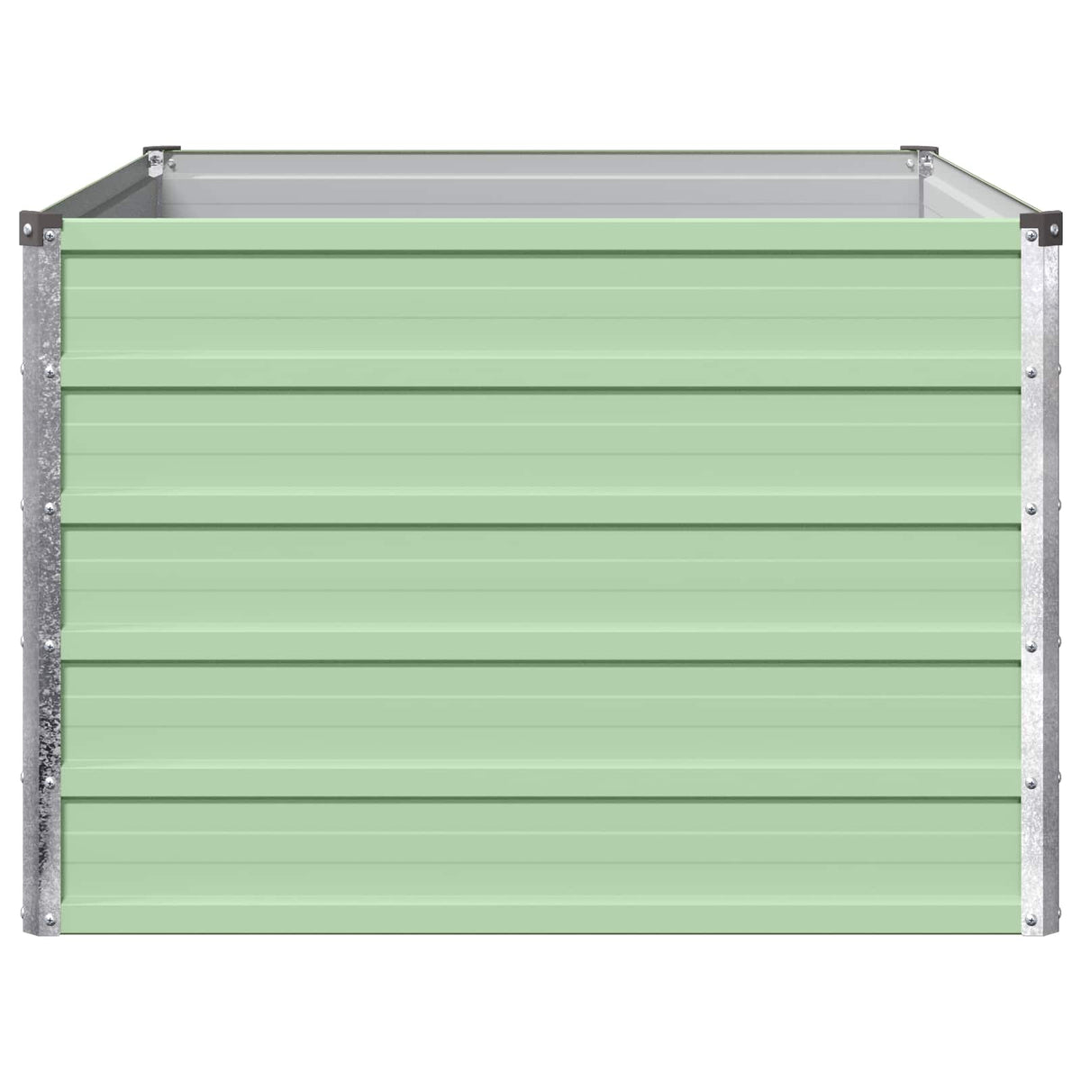 Verhoogd Tuinbed Pastelgroen 100 x 80 x 55 cm koudgewalst staal