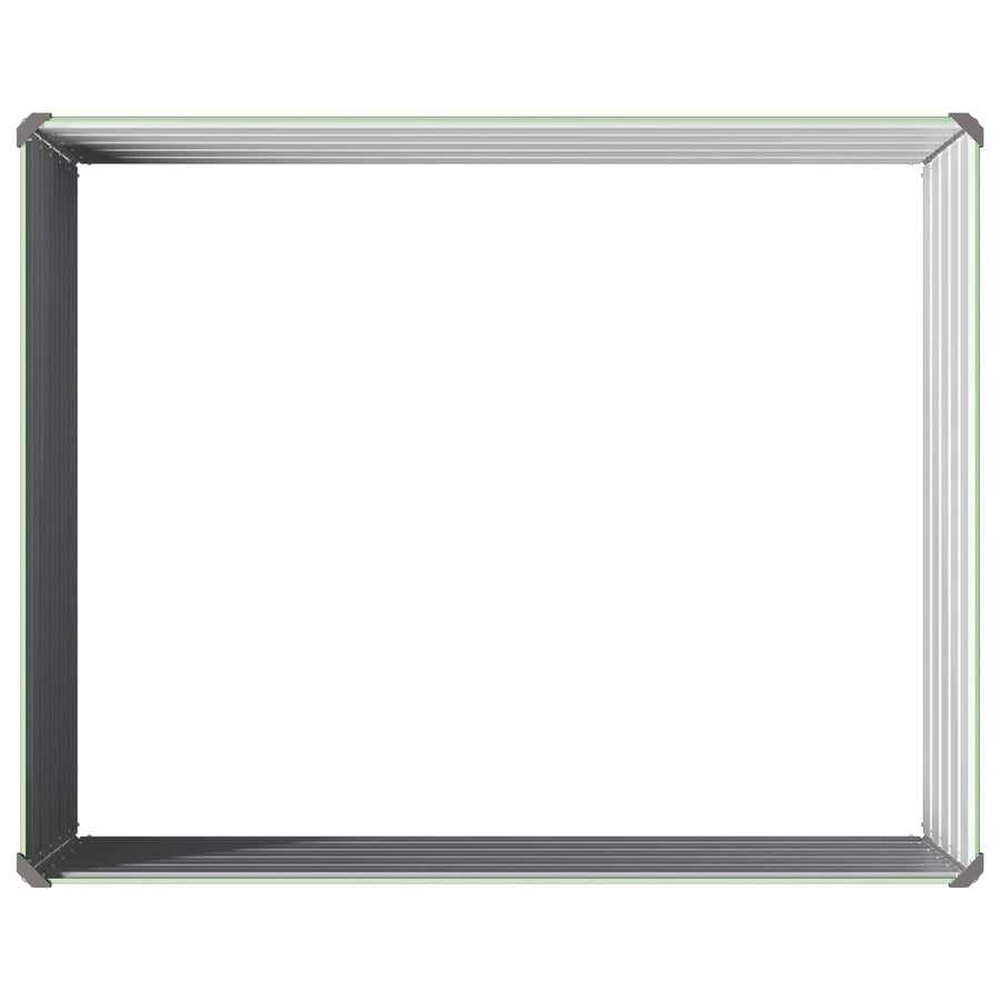 Verhoogd Tuinbed Pastelgroen 100 x 80 x 55 cm koudgewalst staal