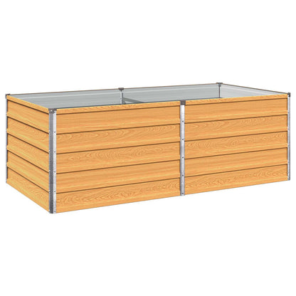 Verhoogd Tuinbed Naturel 160 x 80 x 55 cm koudgewalst staal