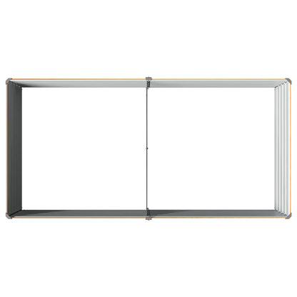 Verhoogd Tuinbed Naturel 160 x 80 x 55 cm koudgewalst staal