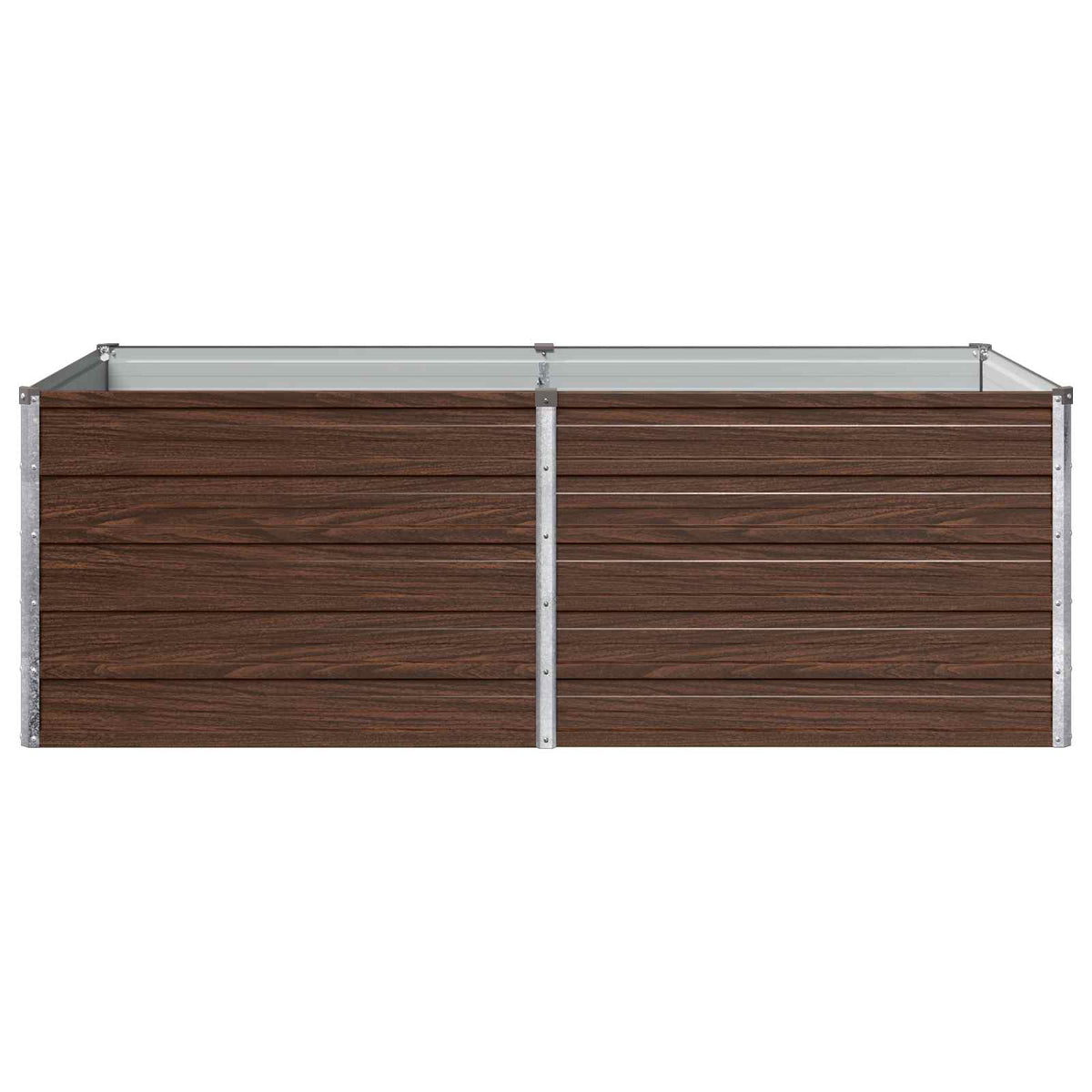 Verhoogd Tuinbed Zwart 160 x 80 x 55 cm koudgewalst staal