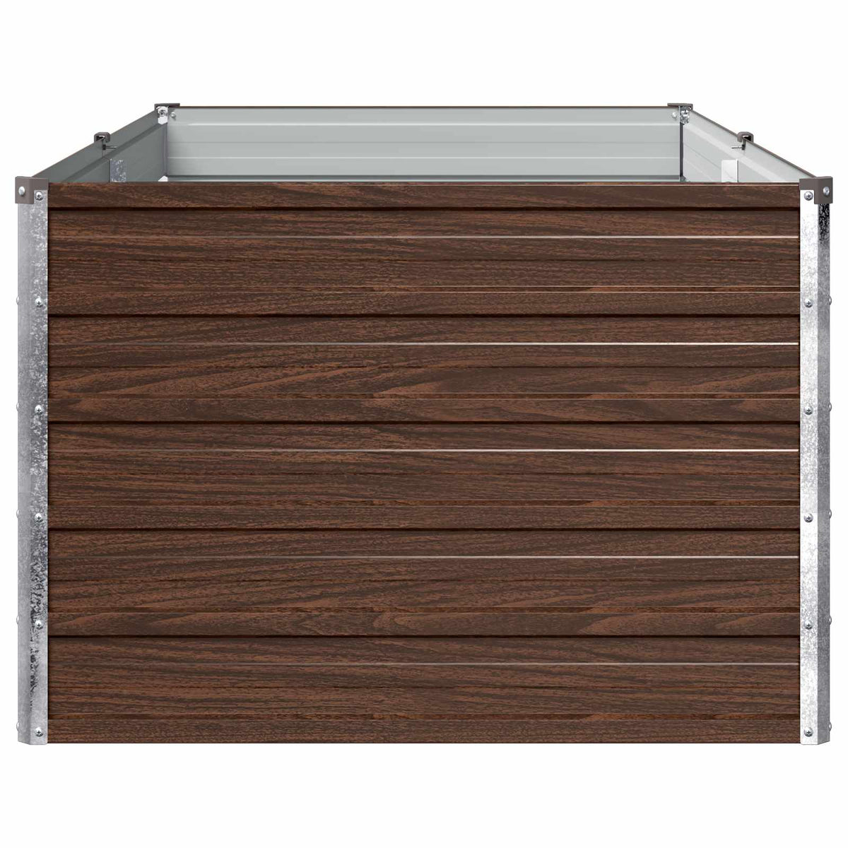Verhoogd Tuinbed Zwart 160 x 80 x 55 cm koudgewalst staal