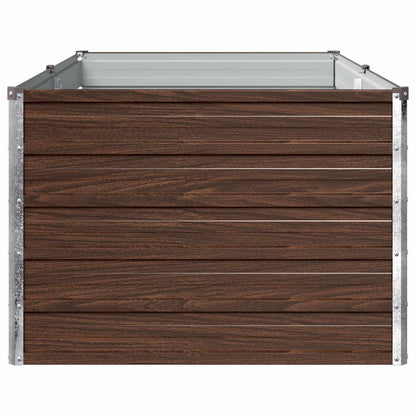 Verhoogd Tuinbed Zwart 160 x 80 x 55 cm koudgewalst staal