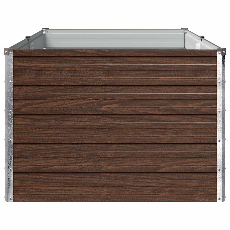 Verhoogd Tuinbed Zwart 160 x 80 x 55 cm koudgewalst staal
