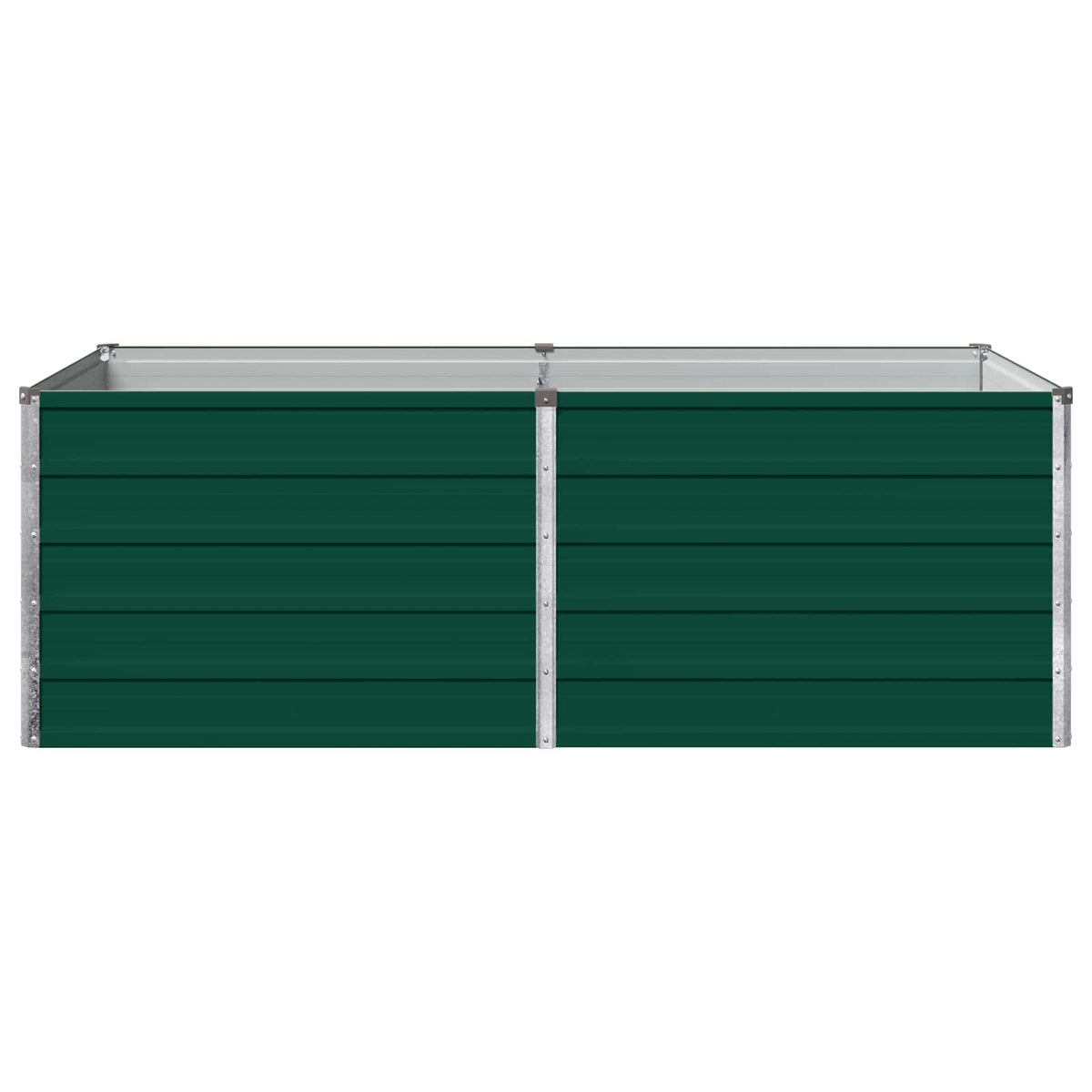 Verhoogd Tuinbed Groen 160 x 80 x 55 cm koudgewalst stalen