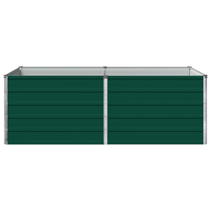 Verhoogd Tuinbed Groen 160 x 80 x 55 cm koudgewalst stalen