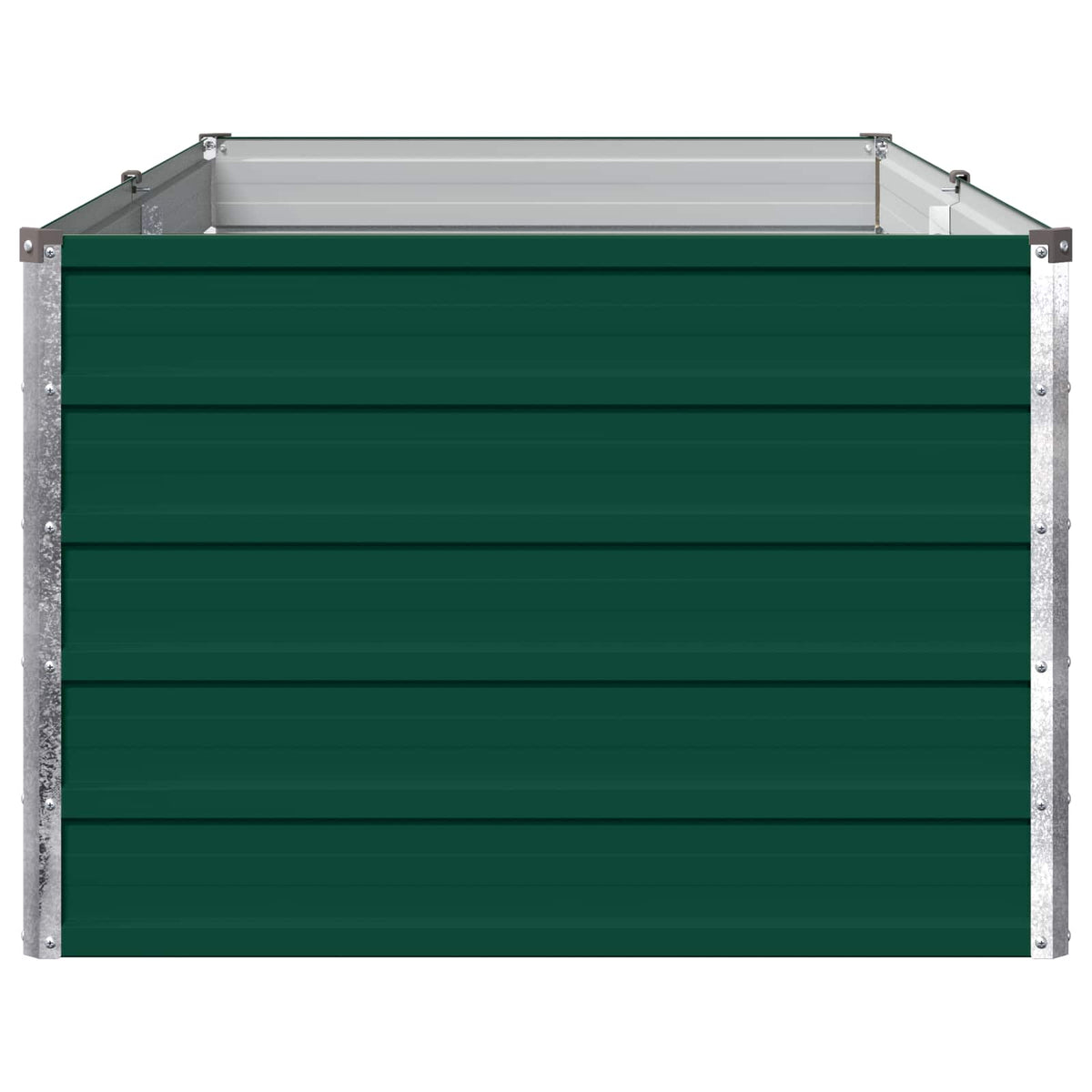 Verhoogd Tuinbed Groen 160 x 80 x 55 cm koudgewalst stalen