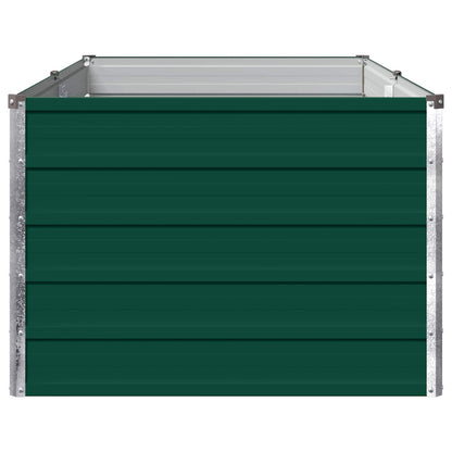 Verhoogd Tuinbed Groen 160 x 80 x 55 cm koudgewalst stalen
